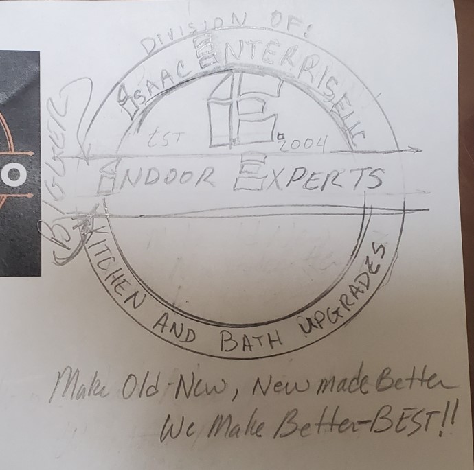 Hand sketch to vector before