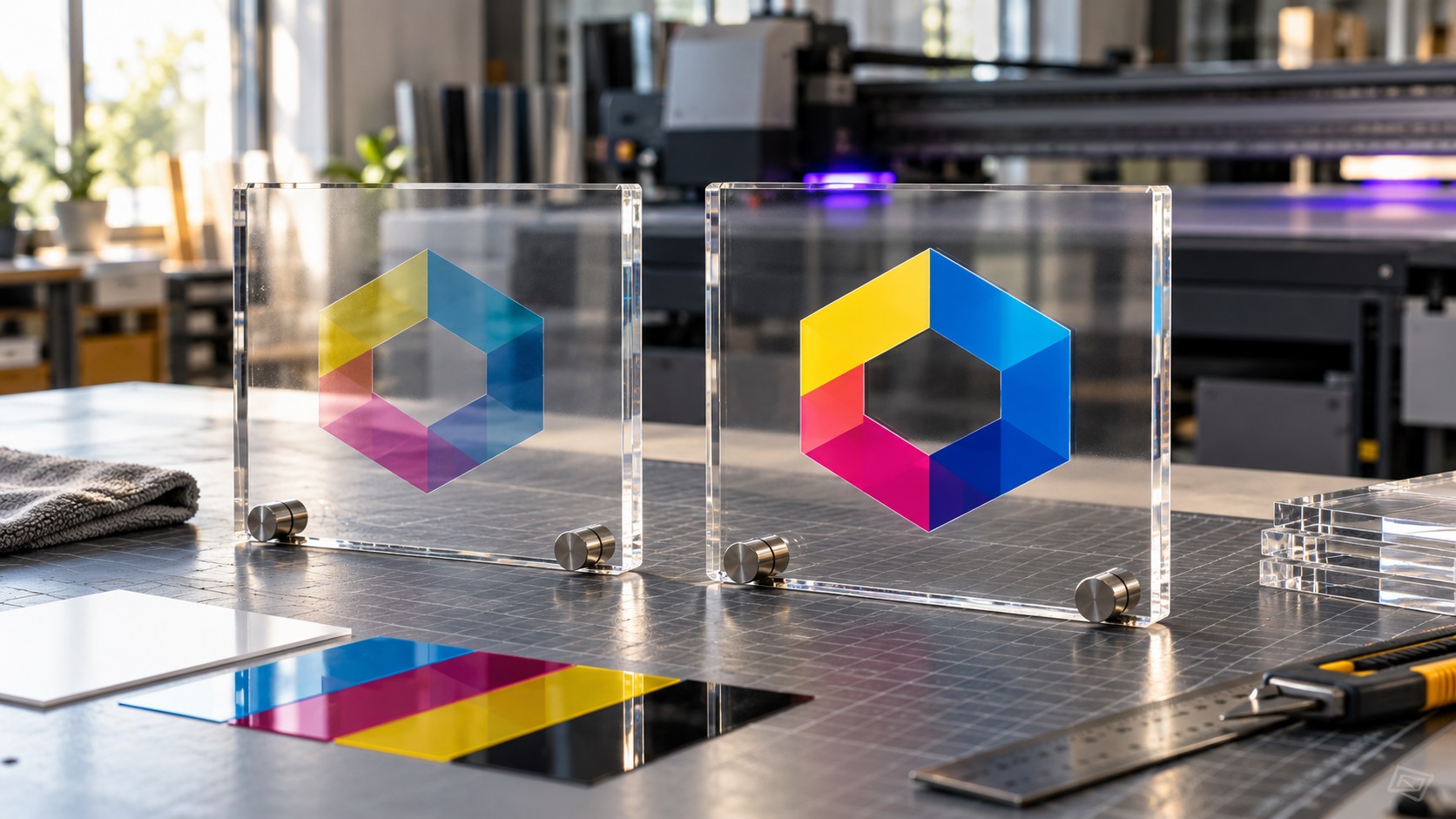 Why Your Logo Looks Faded on Clear Acrylic (And When You Need White Ink) featured image
