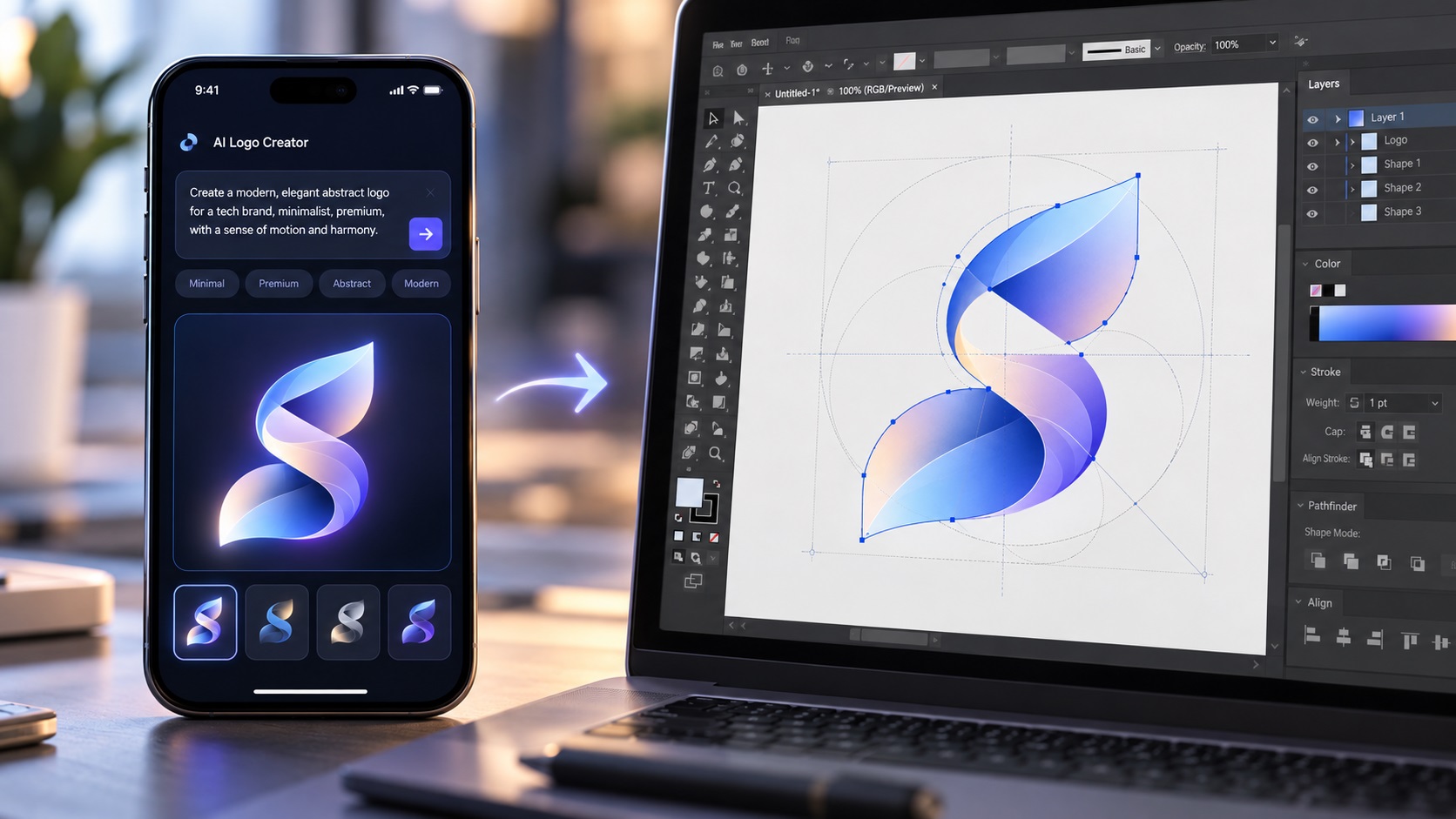 The Rise of AI Logos: Why 40 Percent of Small Business Logos Now Need Professional Cleanup featured image