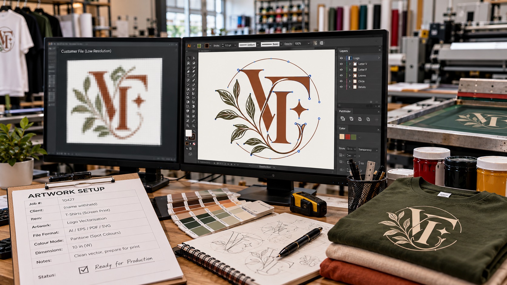 Why Does a Print Shop Charge an Artwork Fee to Fix Your Logo? featured image
