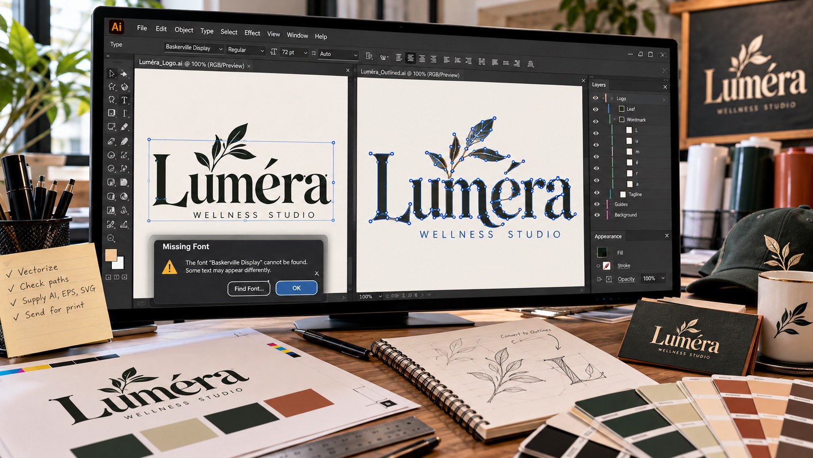 Why Printers Ask You to Convert Fonts to Outlines Before Sending Artwork featured image